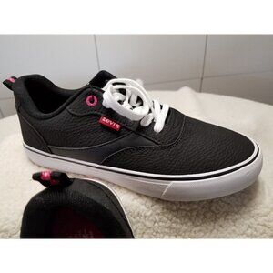 Levi's Womens Naya LUX Casual Synthetic Leather Vegan Sporty Sneaker Shoe Sz 8M